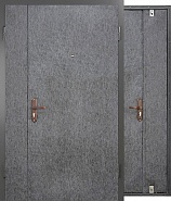 Тамбурная дверь эконом-класса "ТАМБУР-01"  в производственной компании Дверной Мир