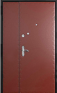 Двупольная дверь с отделкой винилискожей ДВМ-671  в производственной компании Дверной Мир