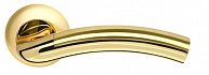 Ручка раздельная ARMADILLO Libra LD27-1SG/GP-4 матовое золото/золото  в производственной компании Дверной Мир