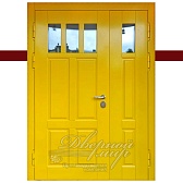 ЭЛИТ-ТЕРМО ДМ-782. Входная двустворчатая дверь в дом в английском стиле