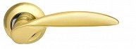 Ручка раздельная ARMADILLO Diona LD20-1SG/CP-1 матовое золото/хром  в производственной компании Дверной Мир