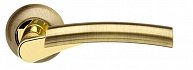 Ручка раздельная ARMADILLO Vega LD21-1AB/GP-7 бронза/золото  в производственной компании Дверной Мир