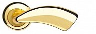 Ручка раздельная ARMADILLO Leo LD56-1GP/SG-5 золото/матовое золото  в производственной компании Дверной Мир