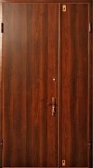 Тамбурная дверь с отделкой ламинатом "ТАМБУР-09"  в производственной компании Дверной Мир