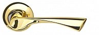Ручка раздельная ARMADILLO Corona LD23-1GP/CP-2 золото/хром  в производственной компании Дверной Мир