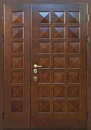 Наружная дверь массив дерева ЭЛИТ ДВМ-731  в производственной компании Дверной Мир