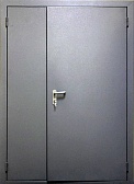 Тамбурная дверь с порошковым напылением с двух сторон "ТАМБУР-14"