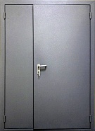 Тамбурная дверь с порошковым напылением с двух сторон "ТАМБУР-14"  в производственной компании Дверной Мир