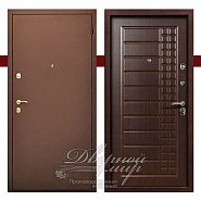 Входная дверь в квартиру с МДФ и порошковым напылением, ГРАЦИЯ ДМ-312  в производственной компании Дверной Мир