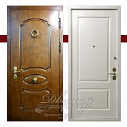 Триумф ДМ-576. Входная дверь в квартиру с замком CISA, МДФ с двух сторон  в производственной компании Дверной Мир