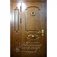 Входная дверь в квартиру с боковой вставкой МДФ с двух сторон Триумф ДМ-575  в производственной компании Дверной Мир