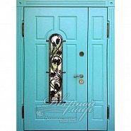 Входная дверь с коваными элементами МДФ + МДФ, ДВМ-792  в производственной компании Дверной Мир