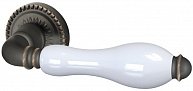 Ручка раздельная ARMADILLO Silvia CL1-ABL-18/WP-109 Темная медь/бел фарфор  в производственной компании Дверной Мир