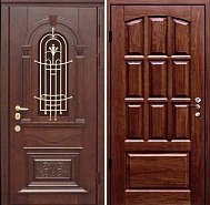 Дверь с массивом дерева с двух сторон ДВМ-743  в производственной компании Дверной Мир